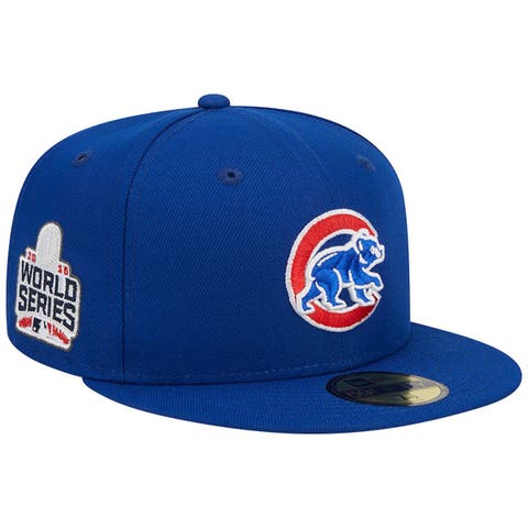 Men's New Era Royal Chicago Cubs Alternate Logo 2016 World Series Team Color 59FIFTY Fitted Hat