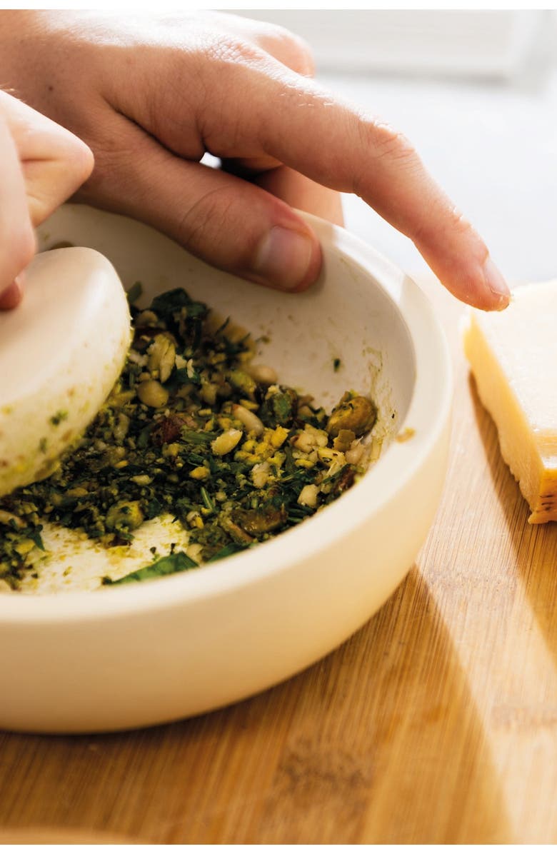 BergHOFF Large Mortar Pestle, Alternate, color, White