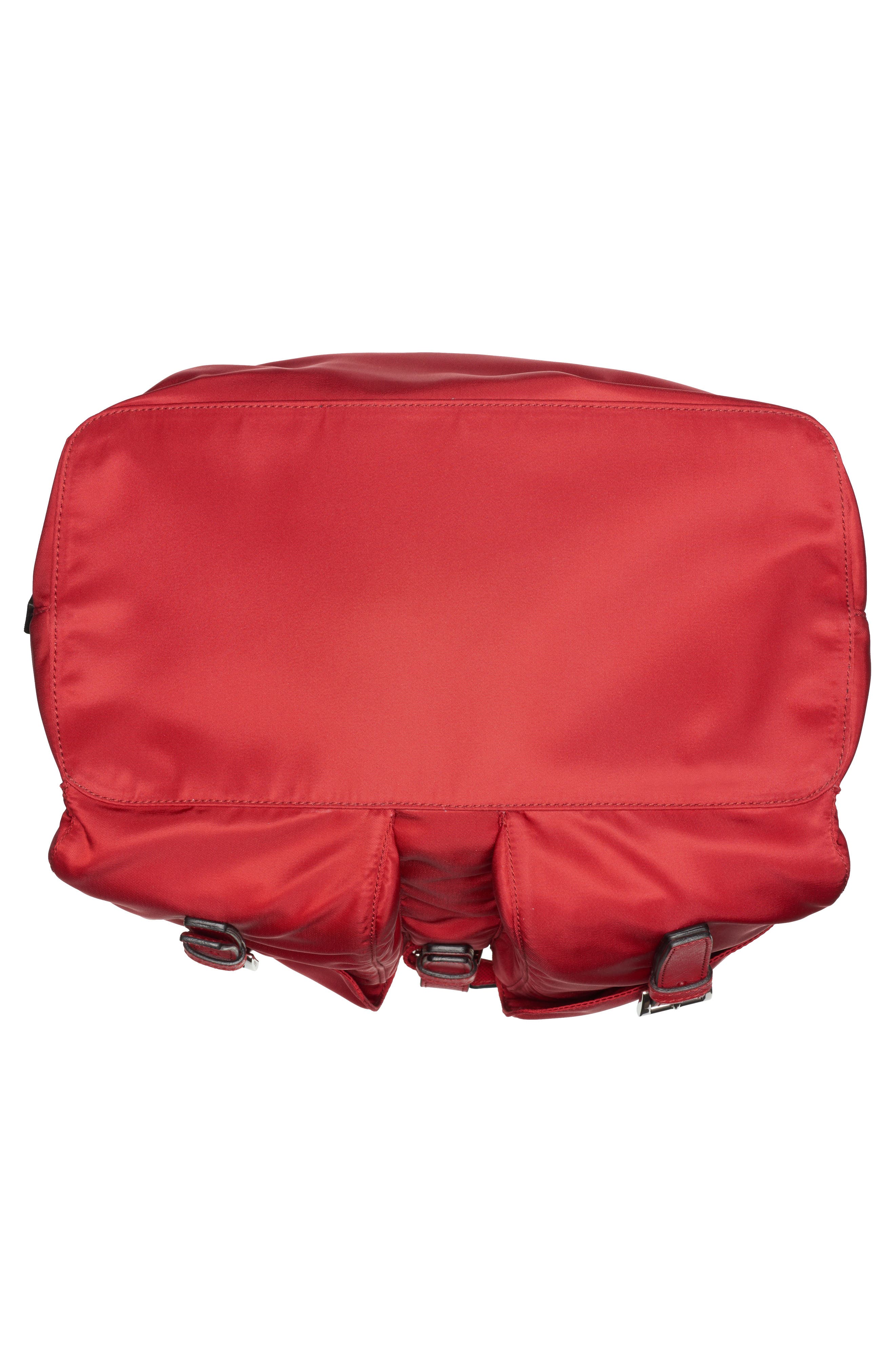 Prada Vela Nylon Backpack, Alternate, color, 