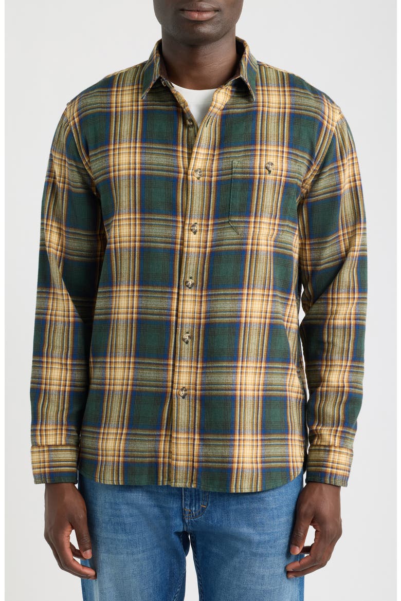 Fremont Flannel Shirt, Alternate, color, ELM MULTI PLAID