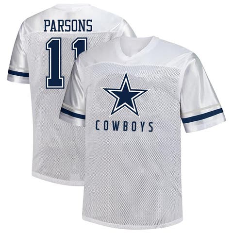 Men's Fanatics Micah Parsons White Dallas Cowboys Big & Tall V-Neck Fashion Jersey
