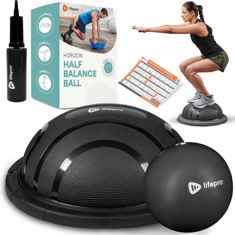 Half Ball Balance Trainer Stability Balance Ball for Exercise Core Strength