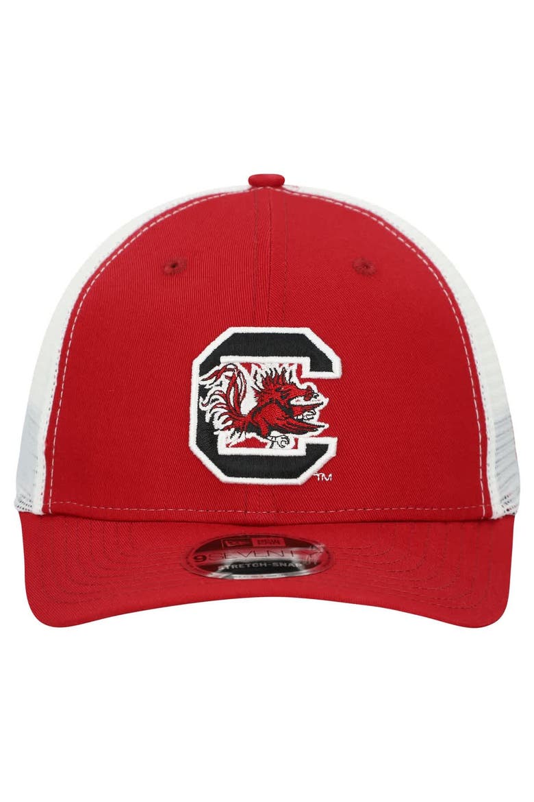 Men's New Era  Garnet South Carolina Gamecocks Team 9SEVENTY COOLERA Trucker Adjustable Hat, Alternate, color, Garnet