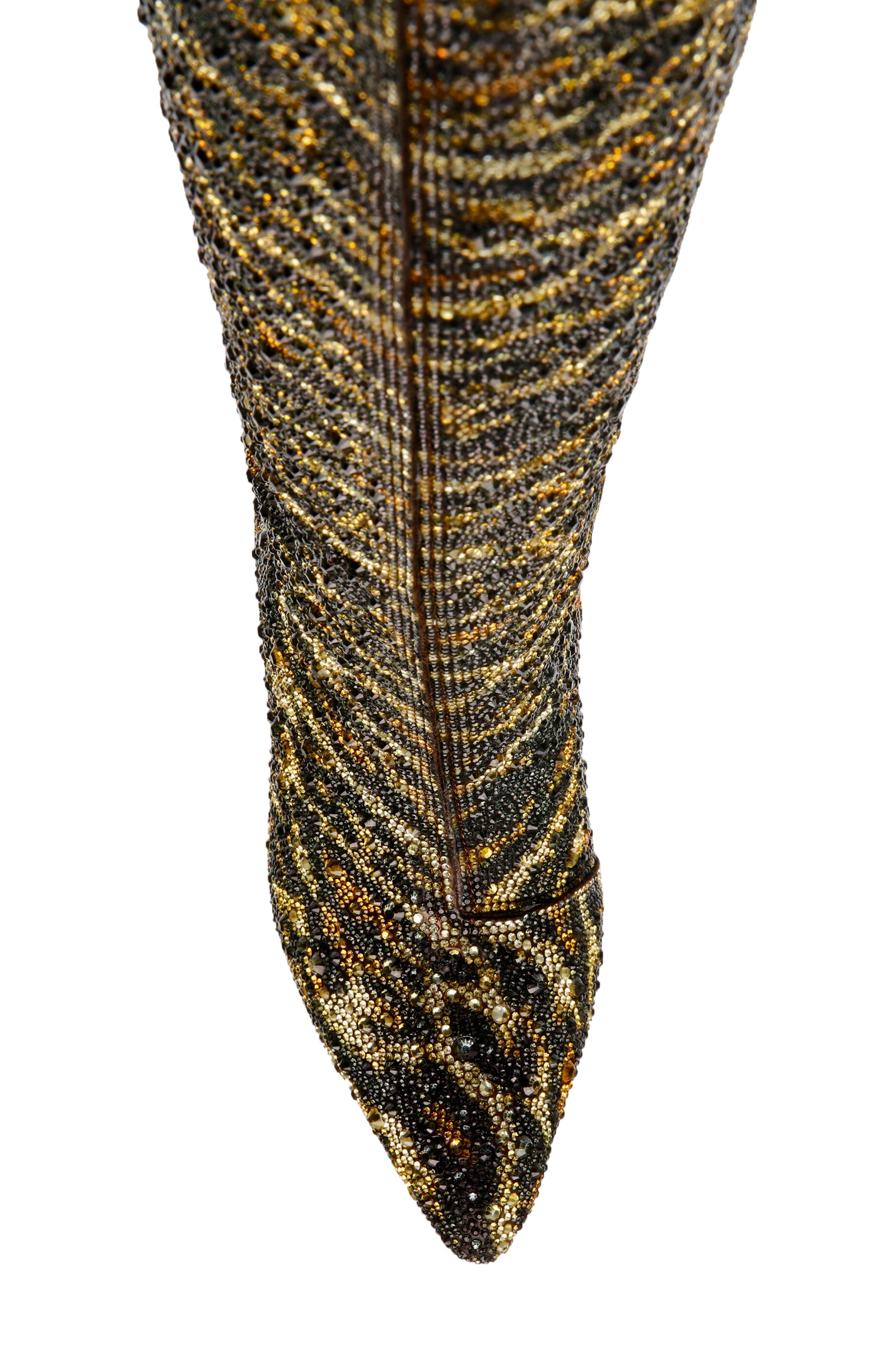 Betsey Johnson Brea Embellished Knee High Boot, Alternate, color, 