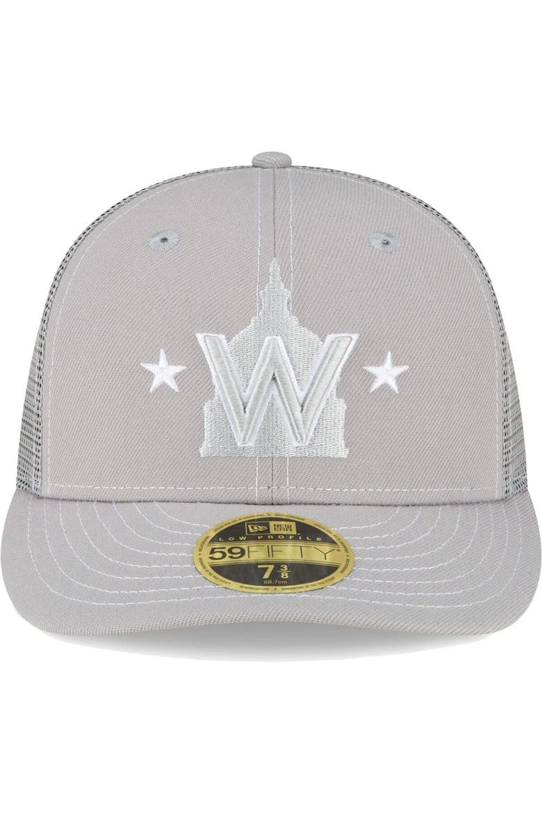 Men's New Era  Gray Washington Nationals 2023 On-Field Batting Practice Low Profile 59FIFTY Fitted Hat, Alternate, color, Gray