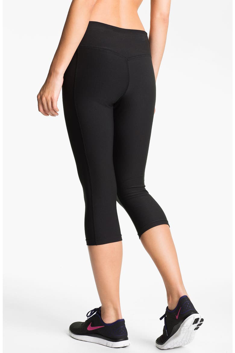 'Legend 2.0' Capris, Alternate, color, BLACK