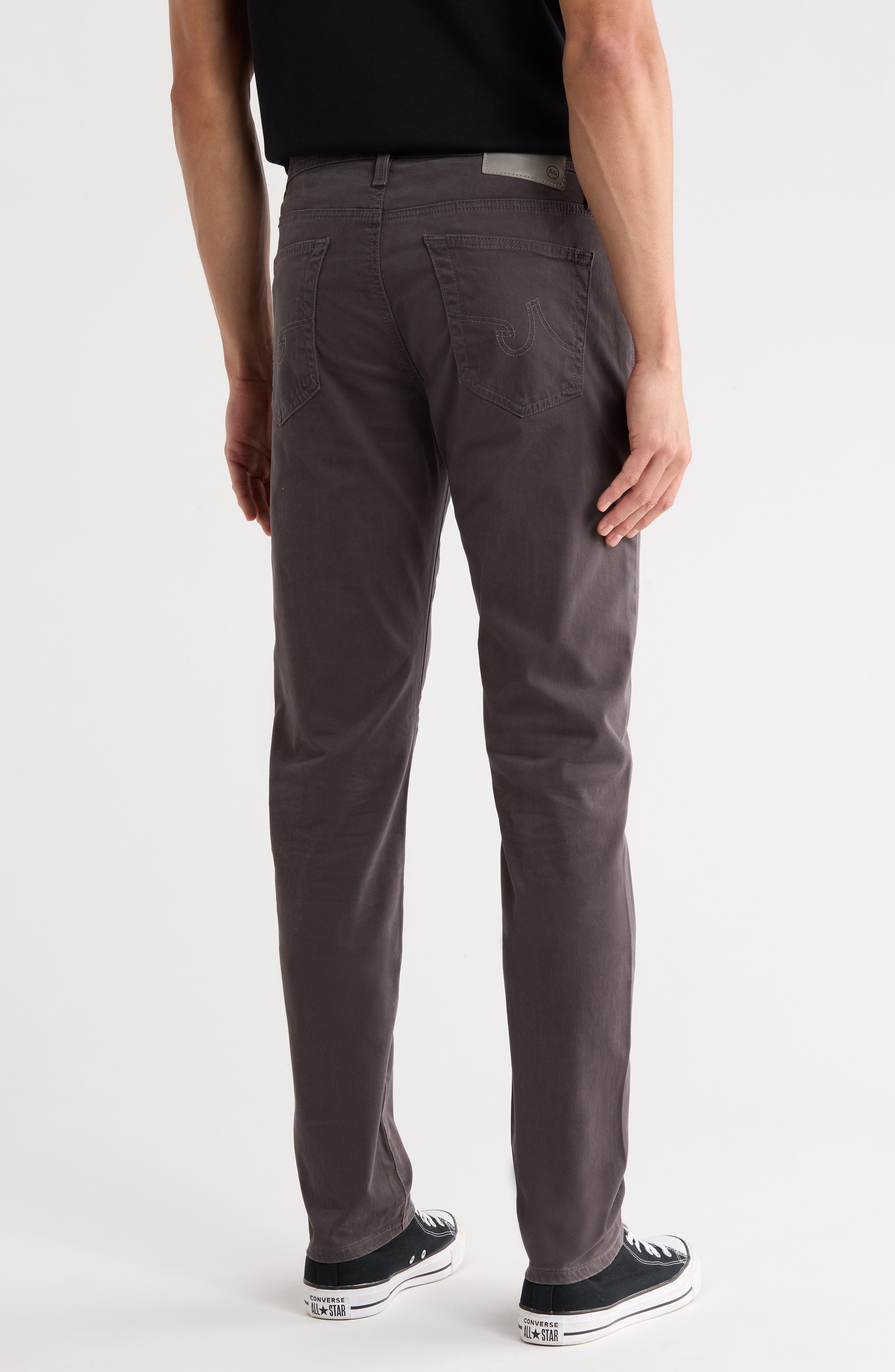 Dylan Slim Fit Stretch Sateen Pants - image 2
