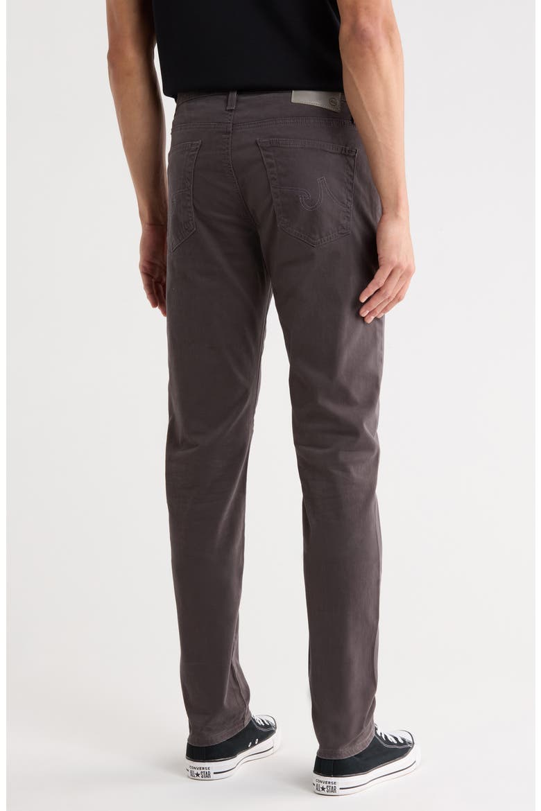 Dylan Slim Fit Stretch Sateen Pants, Alternate, color, IRON STONE