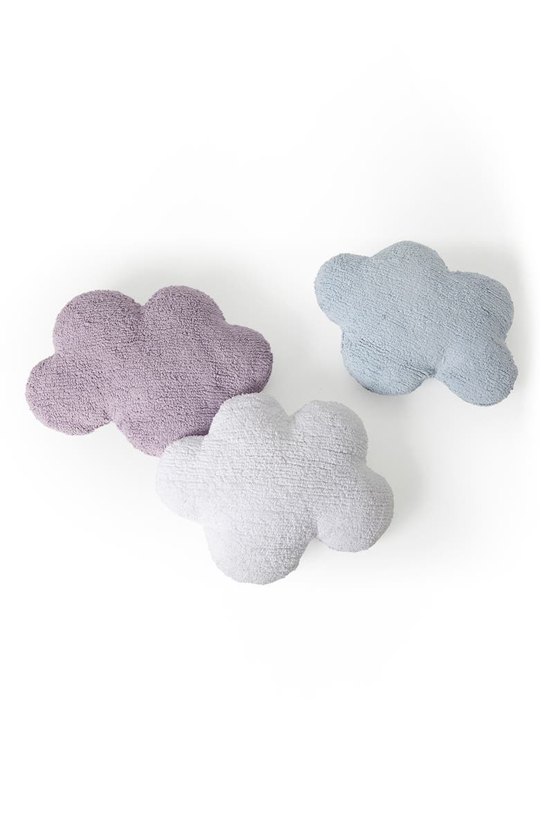 Lorena Canals Cloud Cushion, Alternate, color, Blue