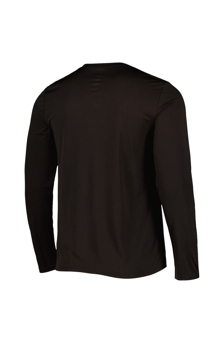 New Era Men's New Era Brown Cleveland Browns Combine Authentic Offsides Long Sleeve T-Shirt, Alternate, color, 