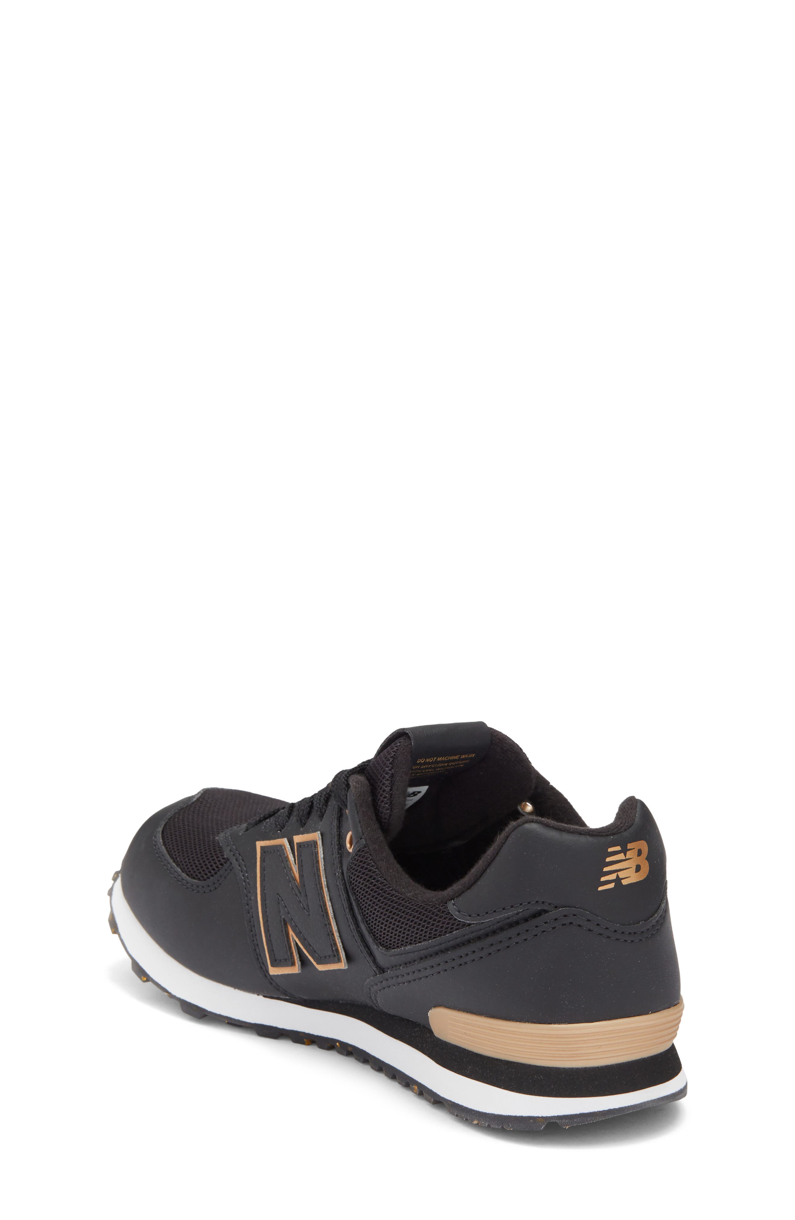 New Balance Kids' 574 Sneaker, Alternate, color, Black