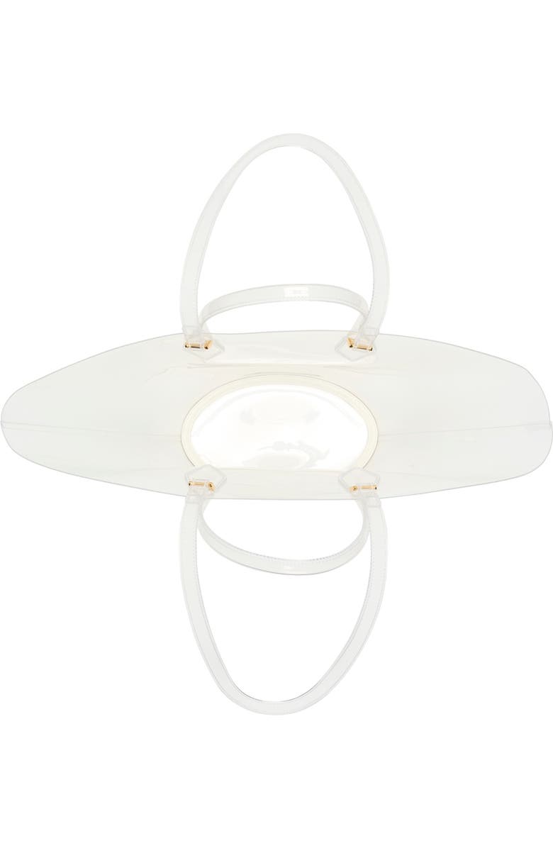 Veronica Beard Large The Crest Clear Tote, Alternate, color, Transparent