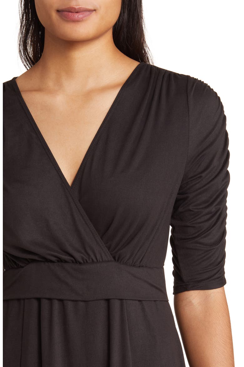 Gabriella A-Line Midi Dress, Alternate, color, BLACK NOIR