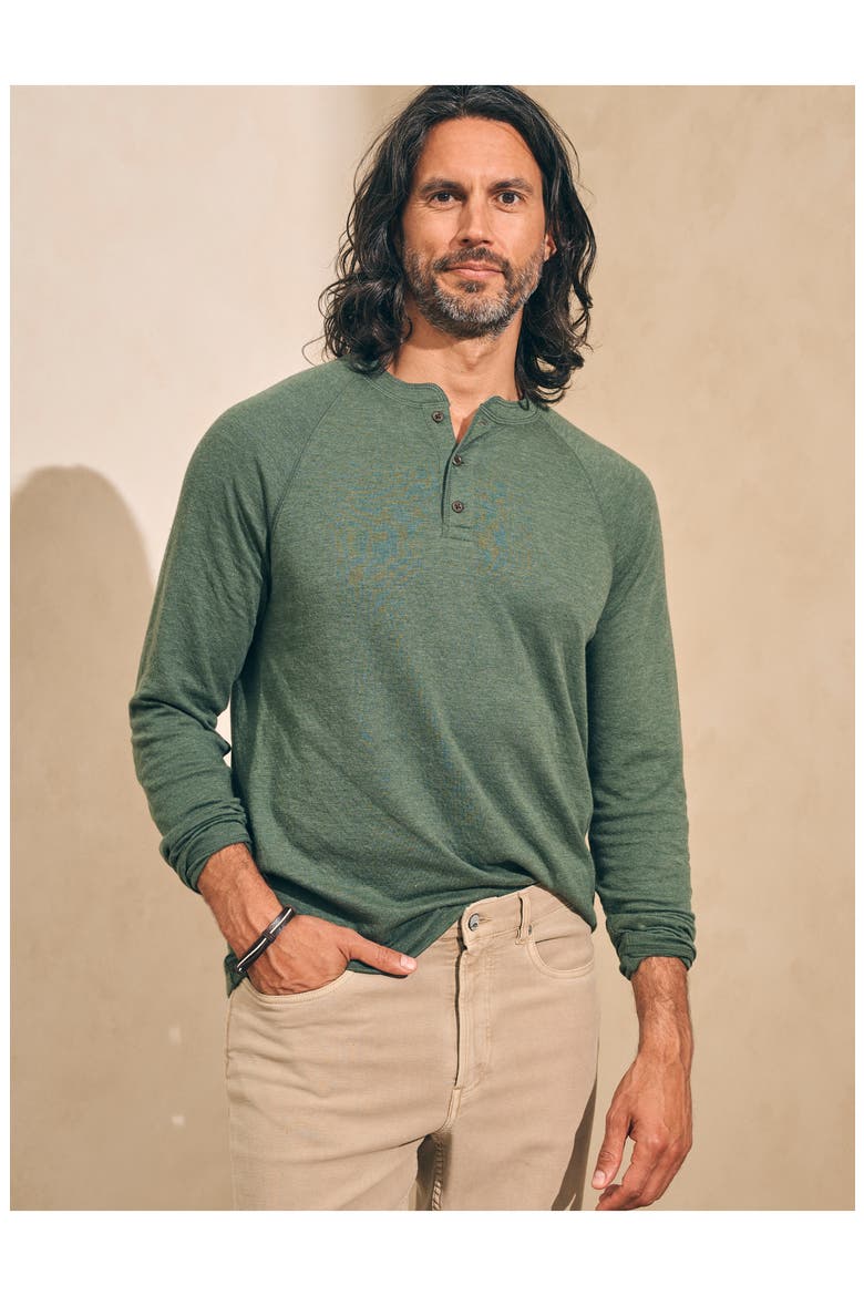 Cloud Henley, Alternate, color, DEEP FERN HEATHER