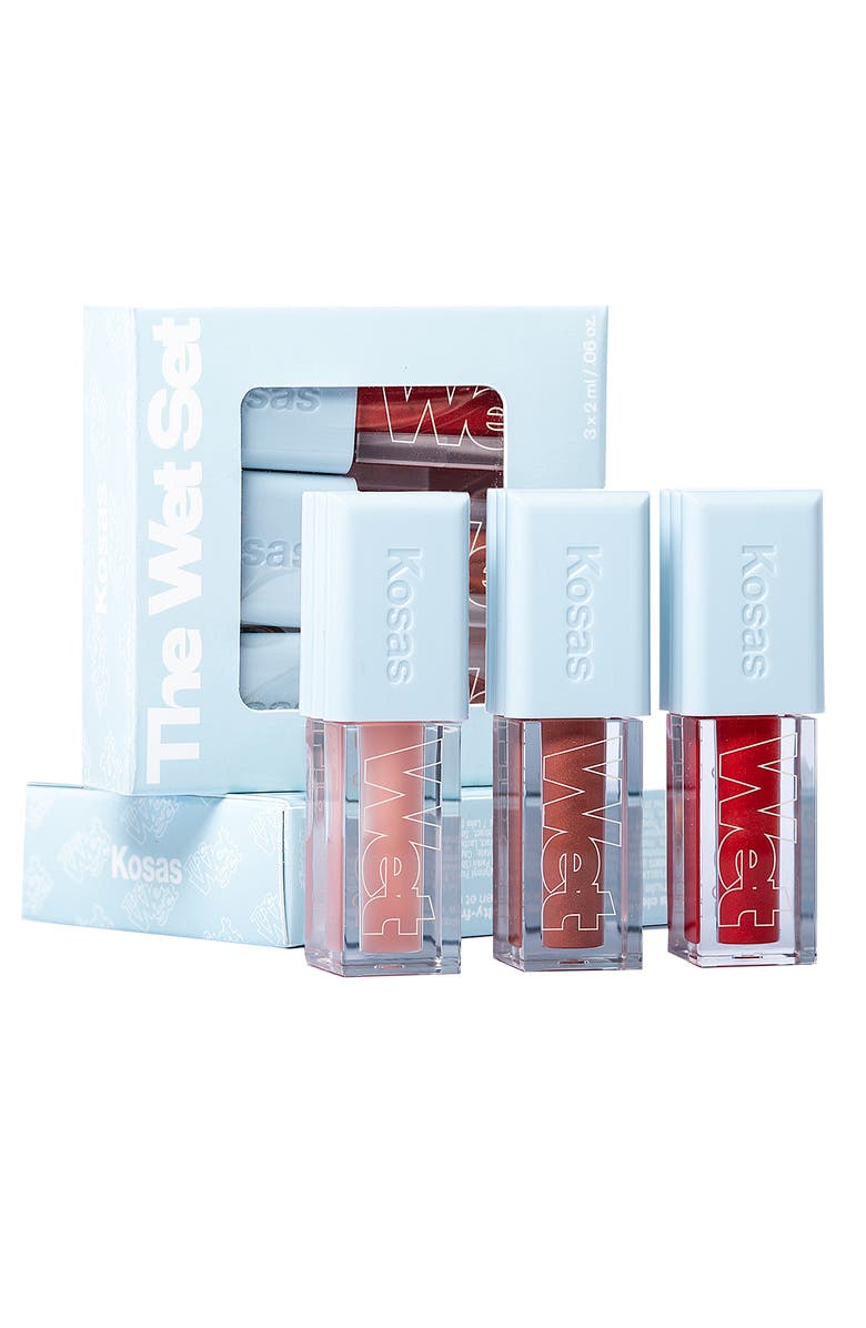 Kosas Mini Wet Lip Oil Gloss Set, Main, color, 