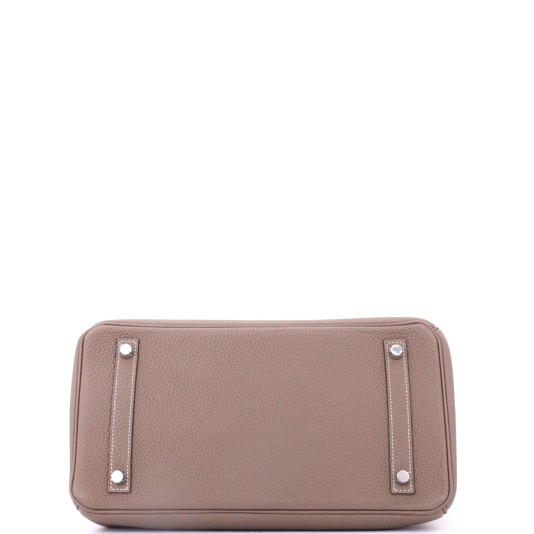 Pre-Owned Hermes Birkin Handbag Grey Togo with Palladium Hardware 30, Alternate, color, Etoupe