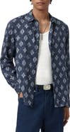 John Varvatos Ross Long Sleeve Linen Button-Up Shirt
