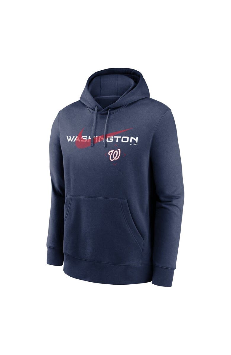 Nike Men's Nike Navy Washington Nationals Swoosh NeighborHOOD Pullover Hoodie, Alternate, color, Navy