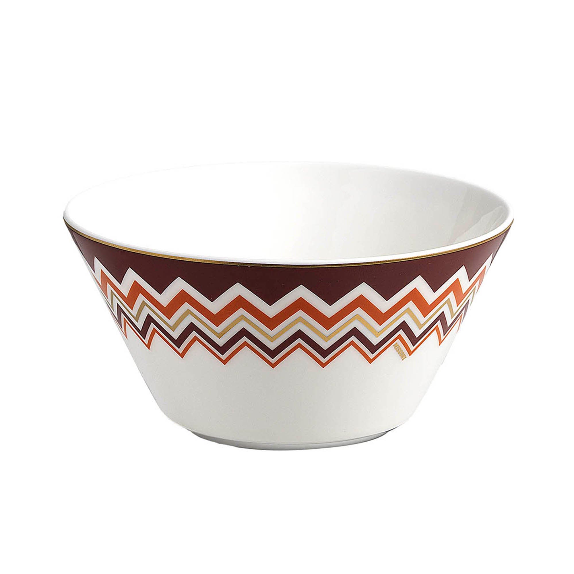 Missoni Porcelain Zigzag Fruit Bowl In Multi