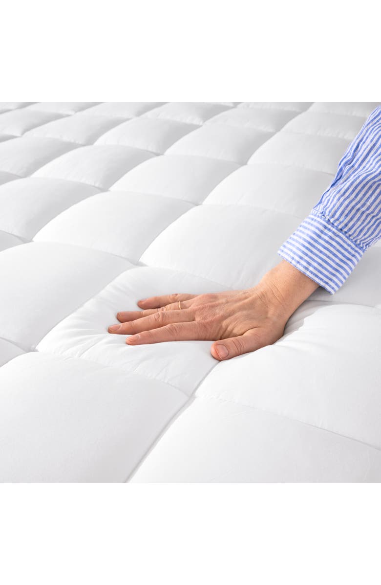 Bare Home Cotton Top Mattress Pad - Full XL, Alternate, color, White