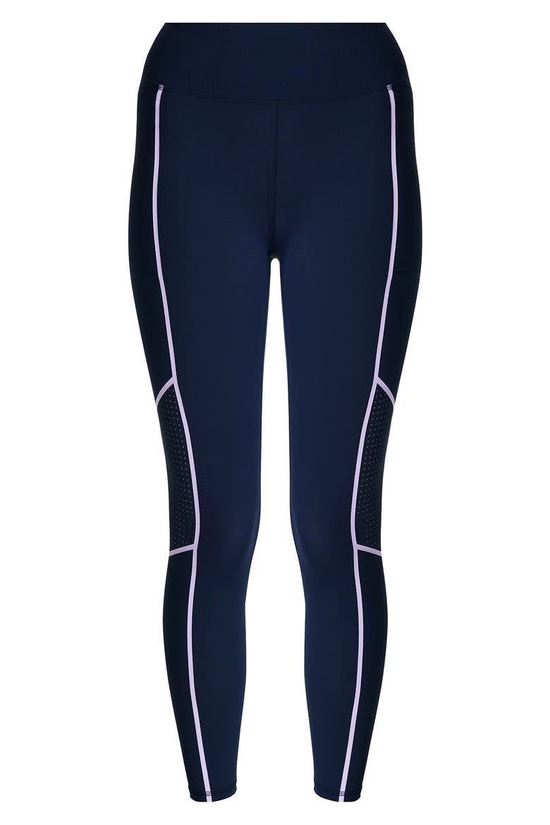 Zero Gravity Statement 7/8 Running Leggings, Alternate, color, NAVY BLUE/