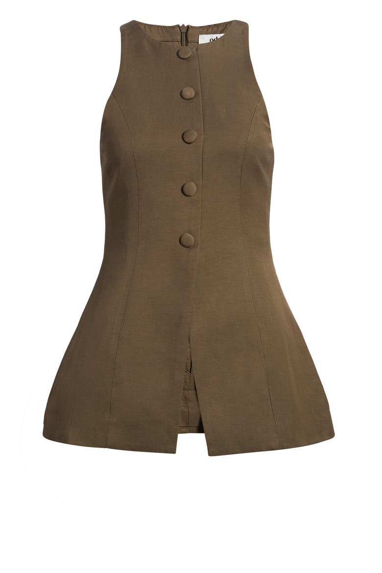 Long Vest, Main, color, MUSHROOM