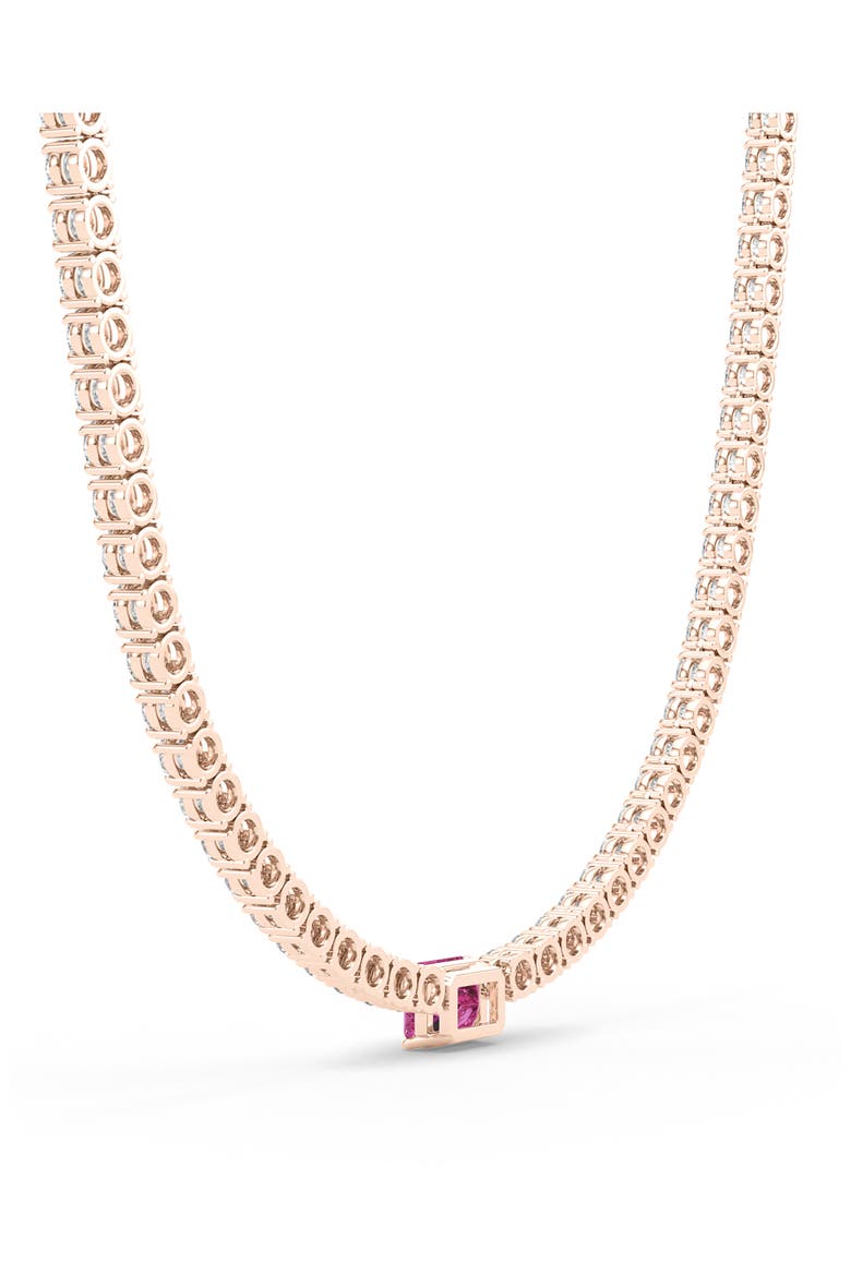 Birthstone Necklace, Alternate, color, 18K ROSE GOLD