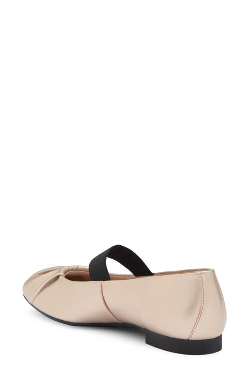 Paul Green Vail Flat In Cachemire Metallic Leather