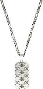 Gucci Signature Dog Tag Pendant Necklace