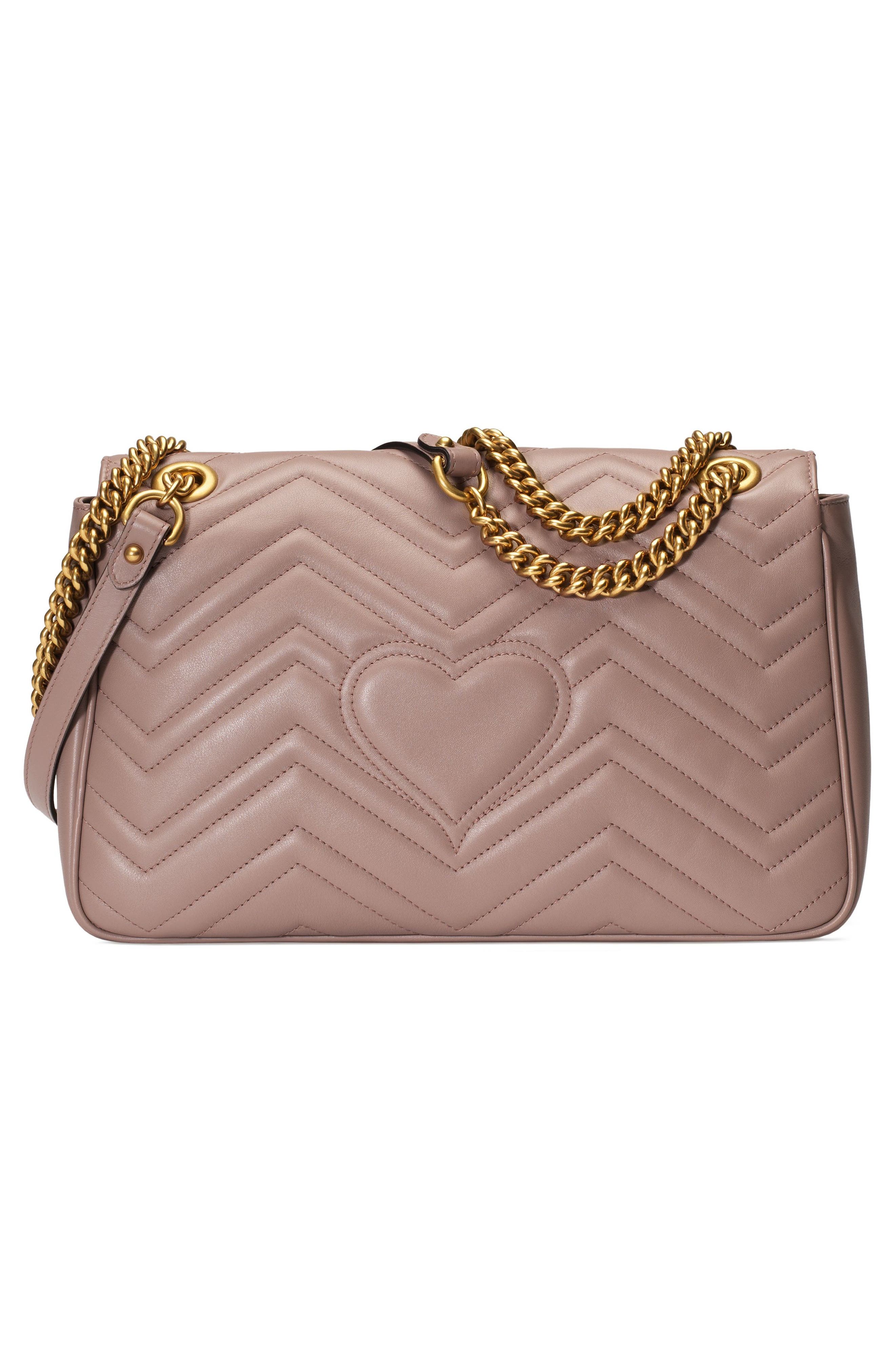 Gucci Medium GG Matelassé Leather Shoulder Bag, Alternate, color, 