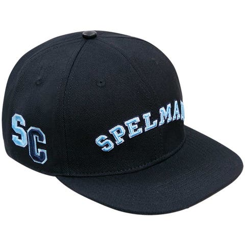 Men's Pro Standard Black Spelman College Jaguars Arch Over Logo Evergreen Snapback Hat