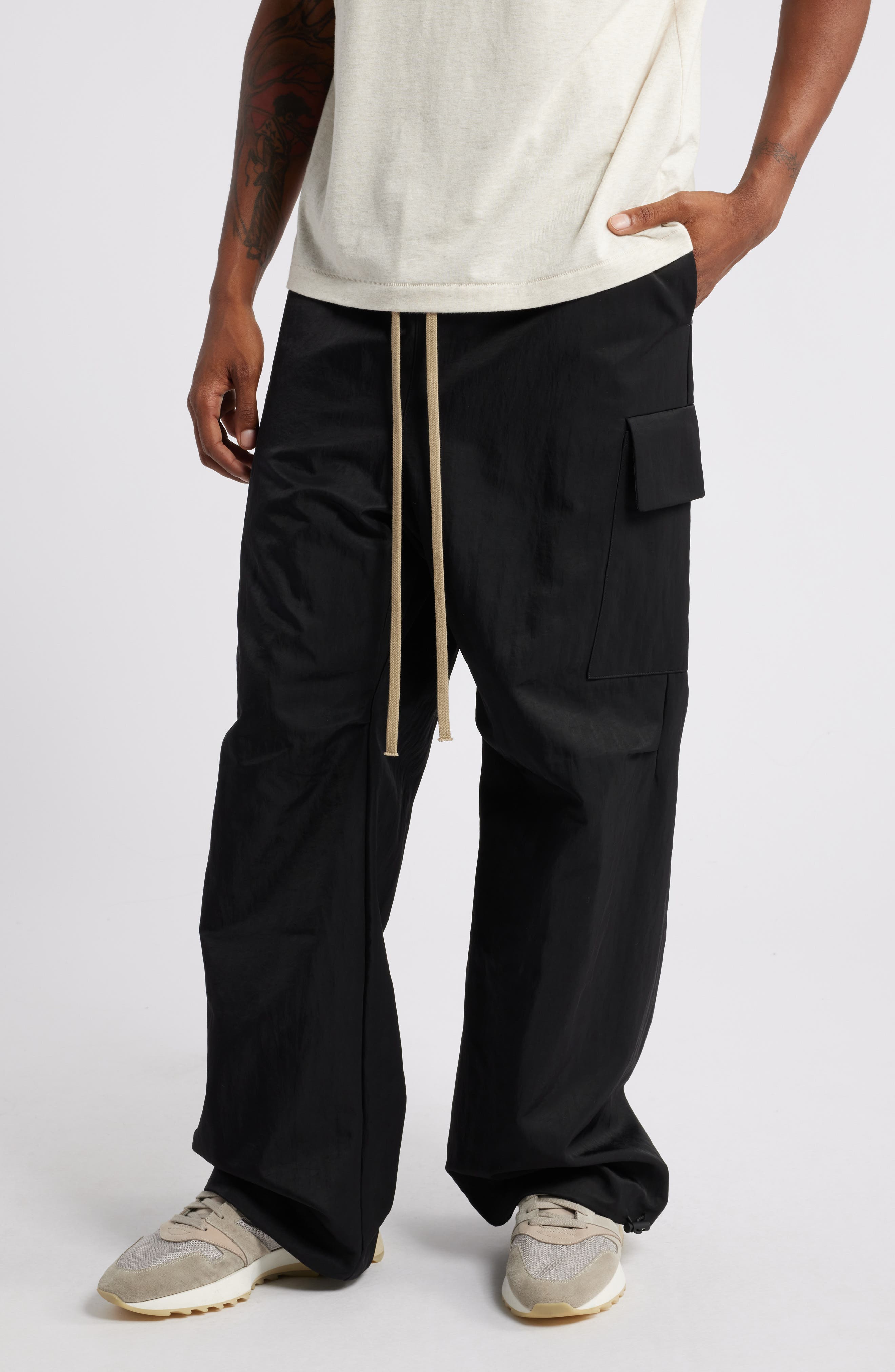 Gender Inclusive Textured Recycled Nylon Field Pants
