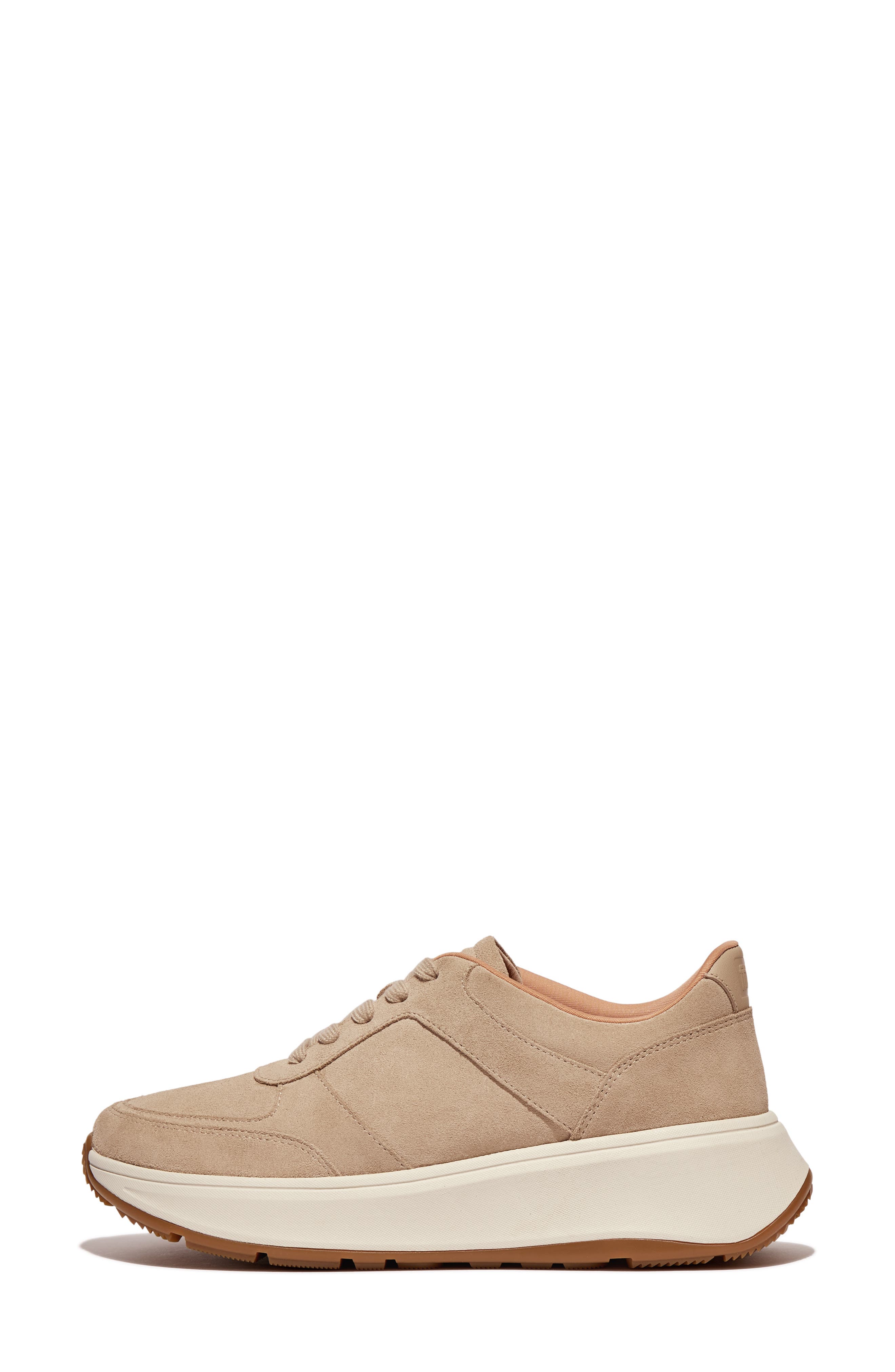 FitFlop F-Mode Platform Sneaker, Alternate, color, Latte Beige