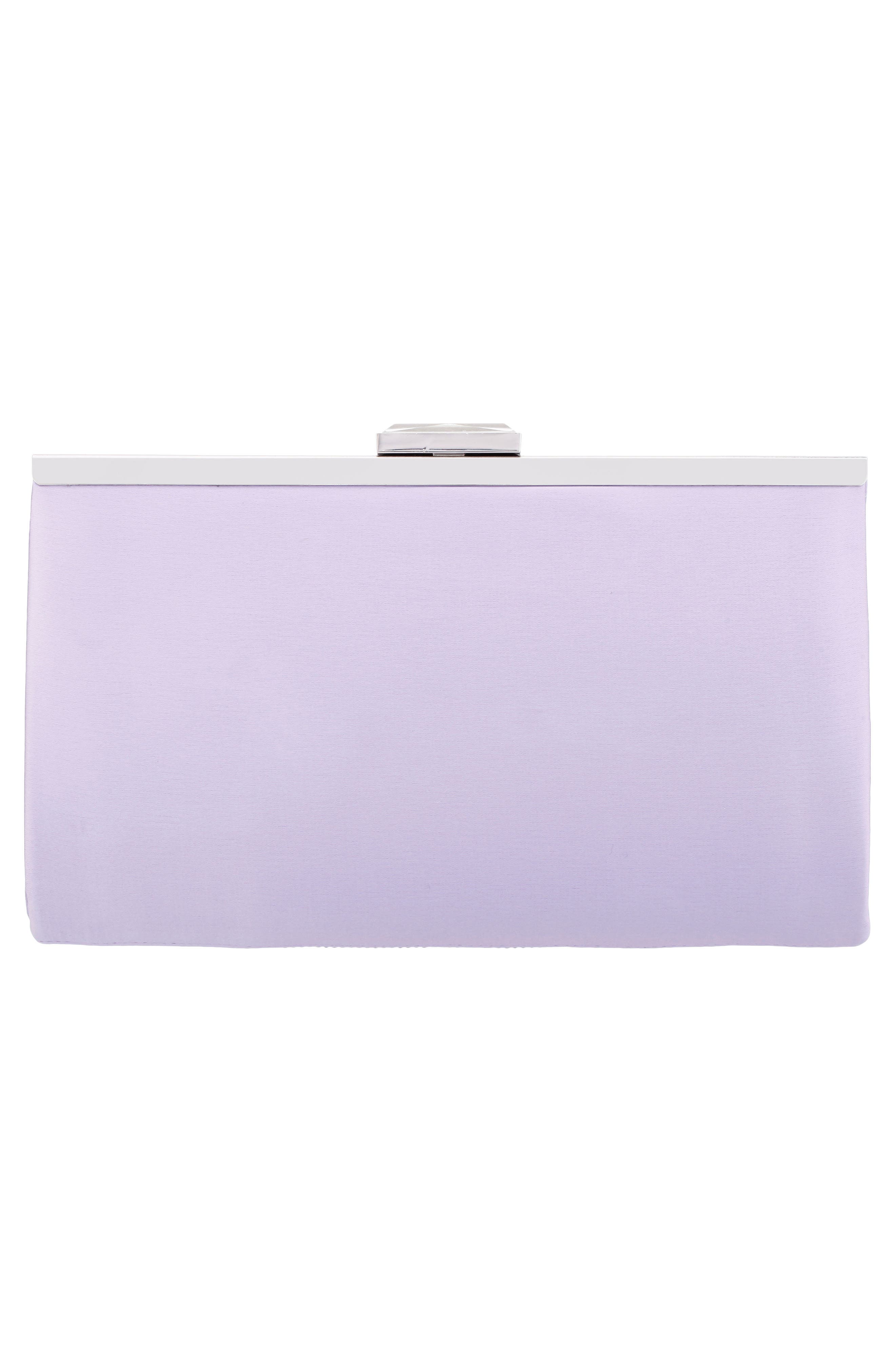 Ophelia Frame Clutch, Alternate, color, ROYAL LILAC
