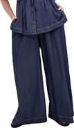 City Chic Mikayla Wide Leg Drawstring Denim Pants