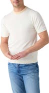Robert Talbott Gibson Cotton Cashmere Short Sleeve Crewneck Sweater