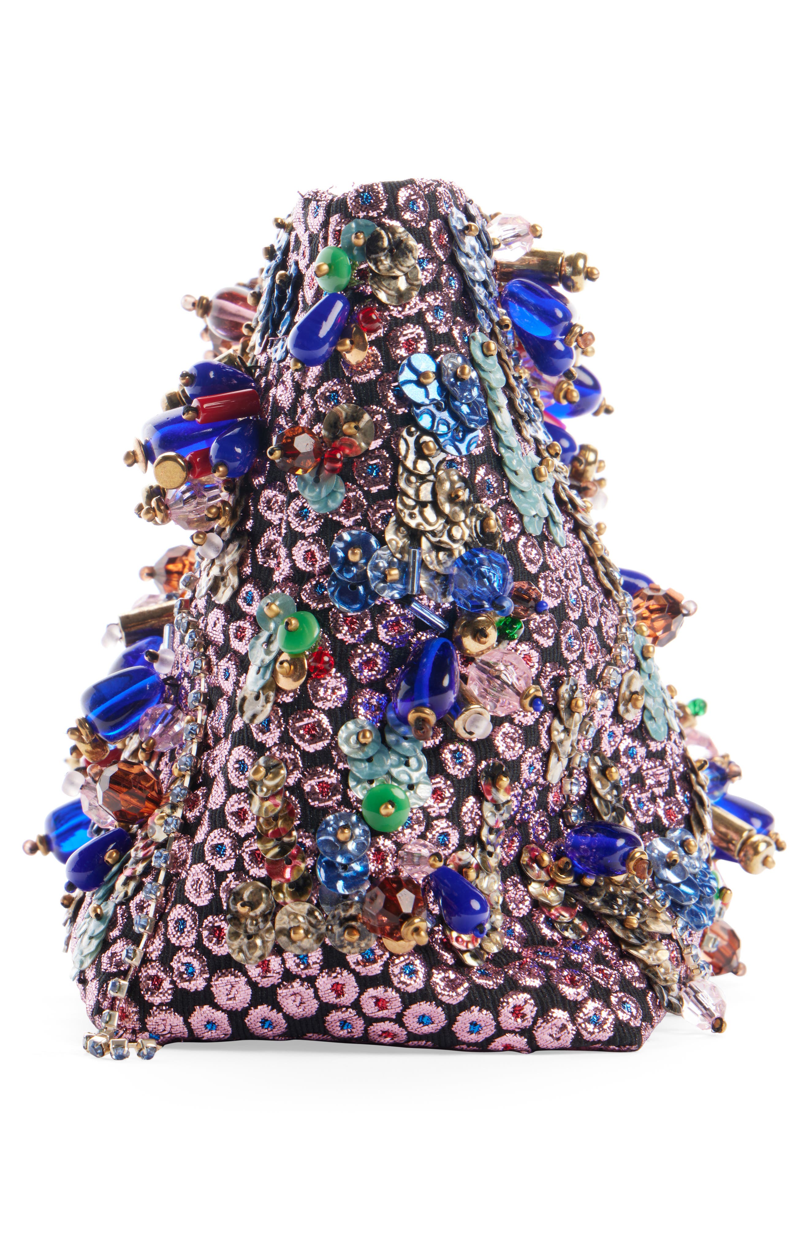 Embellished Clutch, Alternate, color, PINK 305