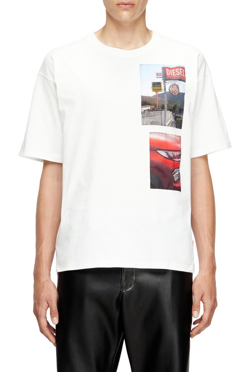 DIESEL<sup>®</sup> T-Boxt-T3 Graphic T-Shirt, Main, color, Off/ White