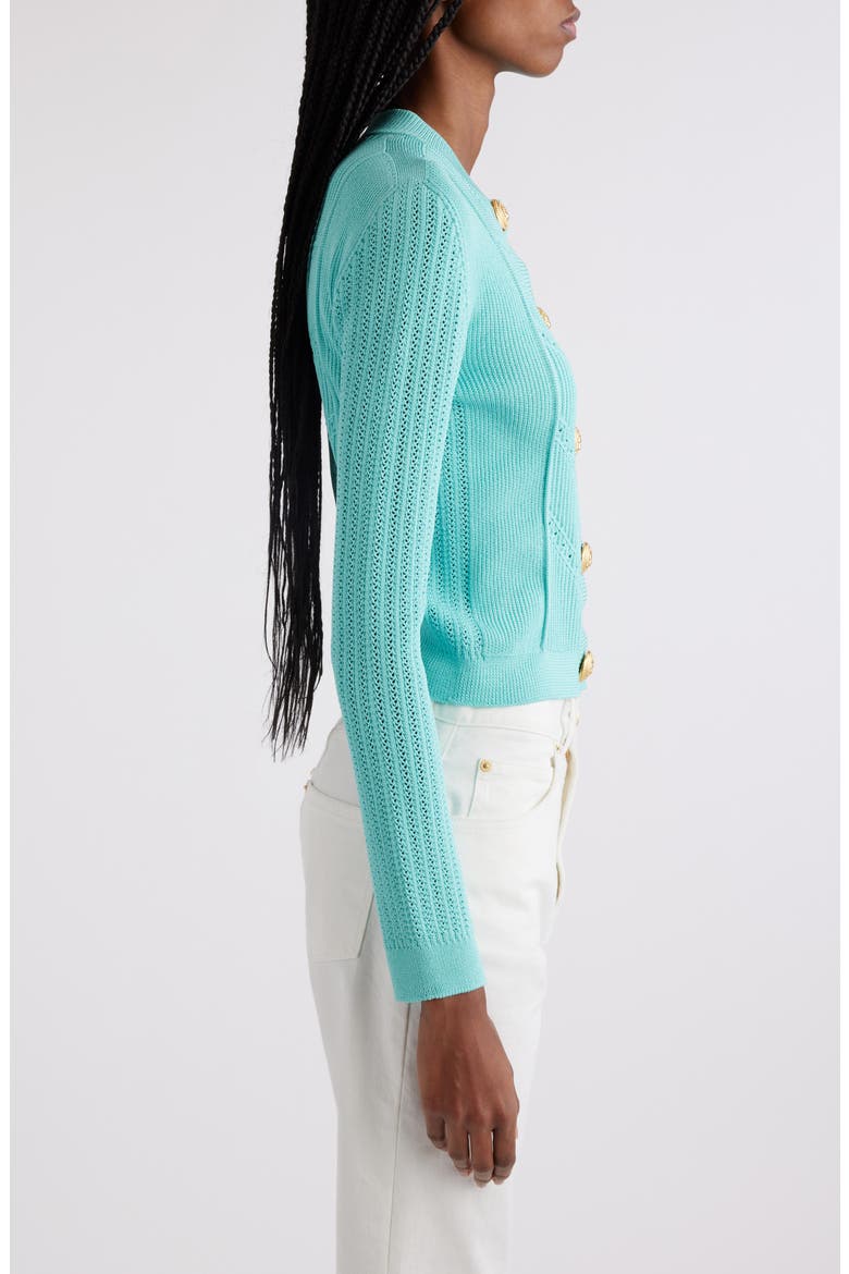 Mixed Stitch Cardigan, Alternate, color, 7CN MINT