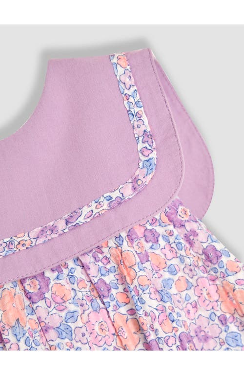 Jojo Maman Bébé Jojo Maman Bebe Floral Cotton Platter Collar Dress & Bloomers