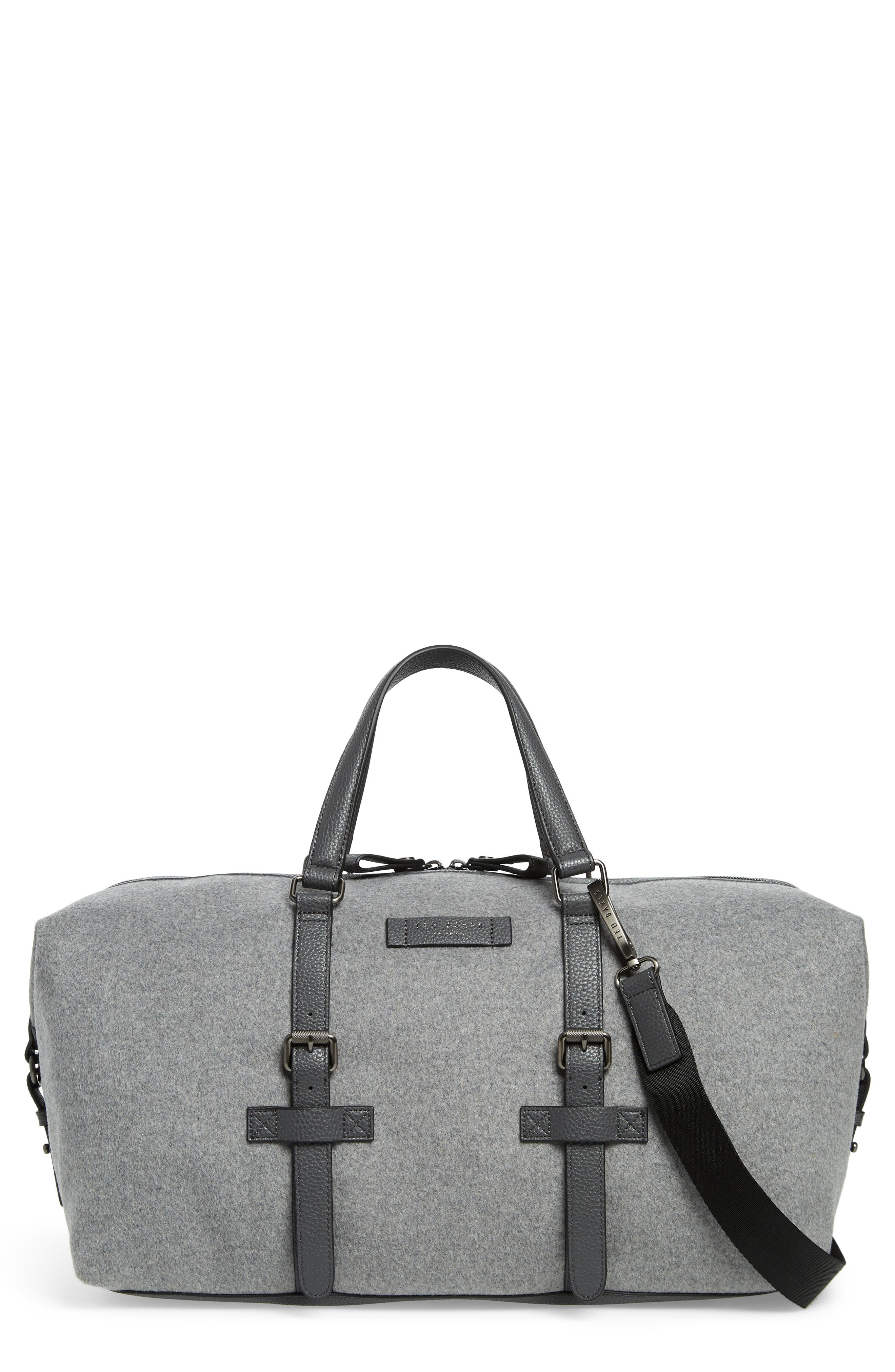 Ted Baker London Knitts Duffel Bag, Main, color, 