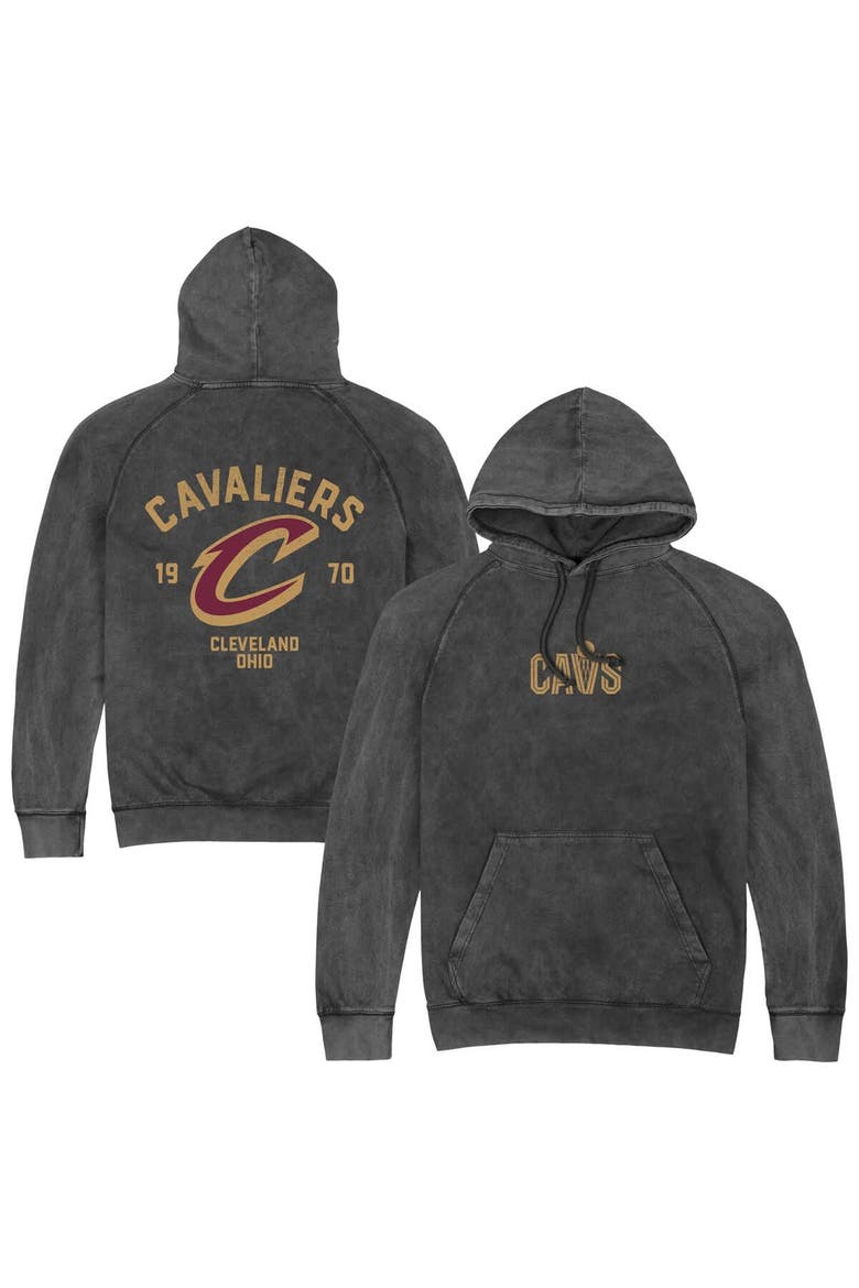 Men's Stadium Essentials  Charcoal Cleveland Cavaliers Get Back Oversized Vintage Raglan Pullover Hoodie, Main, color, Charcoal