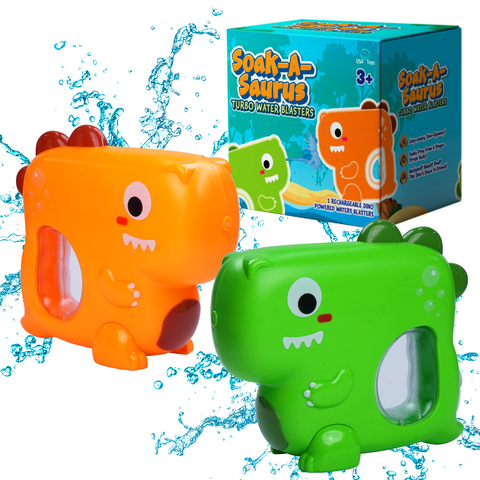 Green And Orange Dino Water Blaster