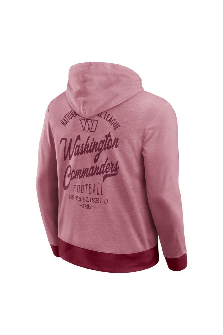 Men's Darius Rucker Collection by Fanatics Burgundy Washington Commanders Tonal Knit Pullover Hoodie, Alternate, color, Burgundy