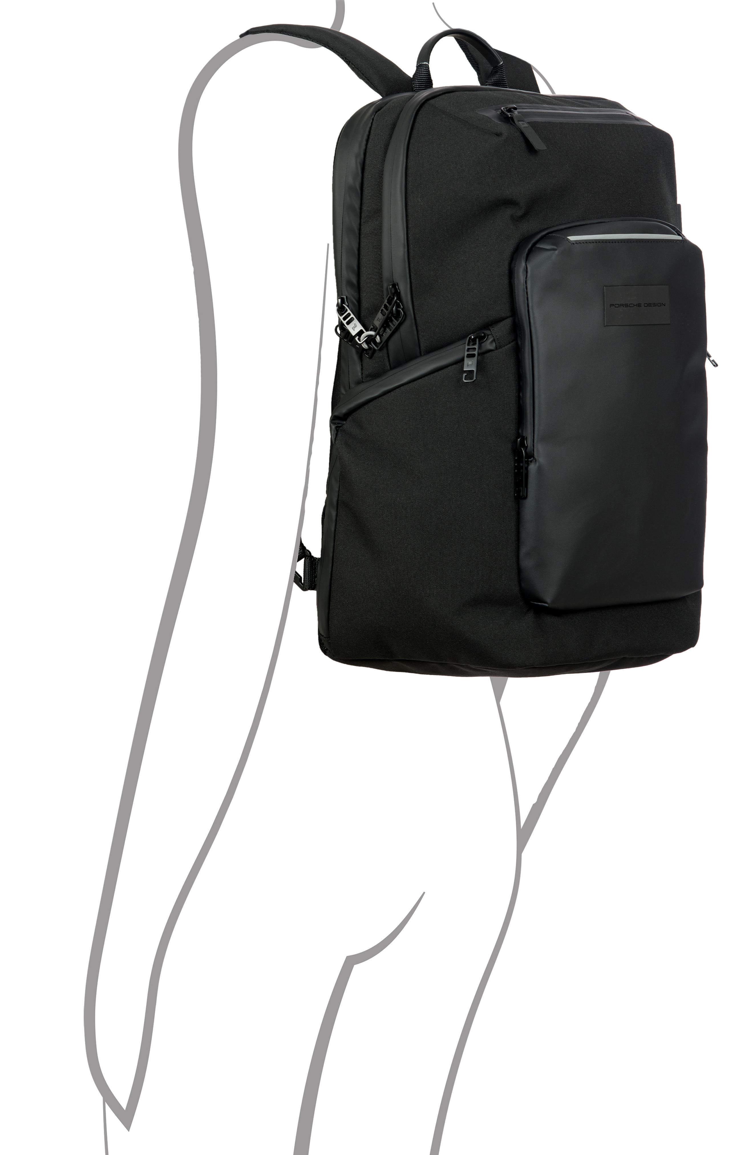 Porsche Design Medium Water Repellent Backpack, Alternate, color, 
