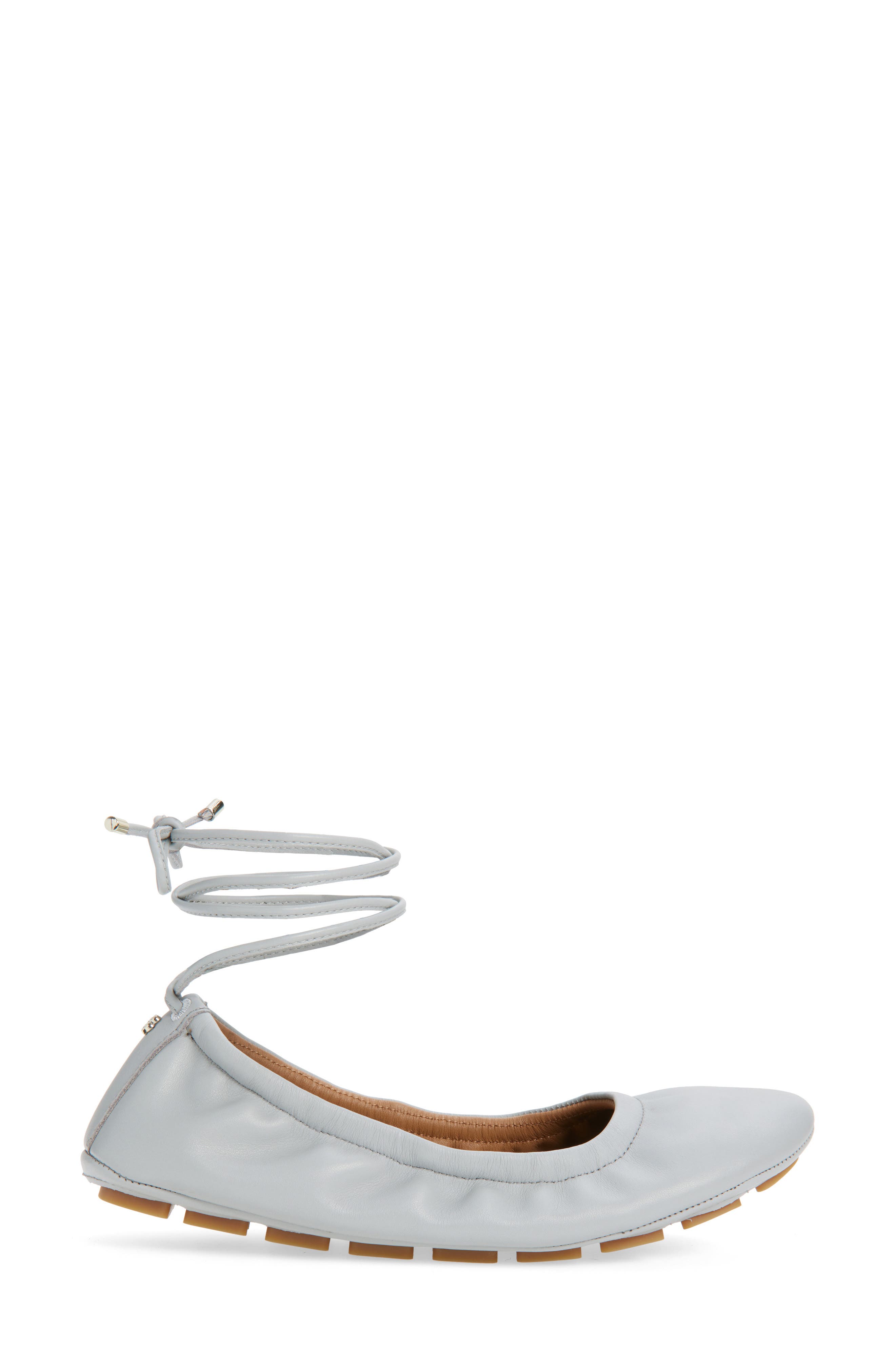 Roxanne Ballerina Flat, Alternate, color, LIGHT/ PASTEL GREY
