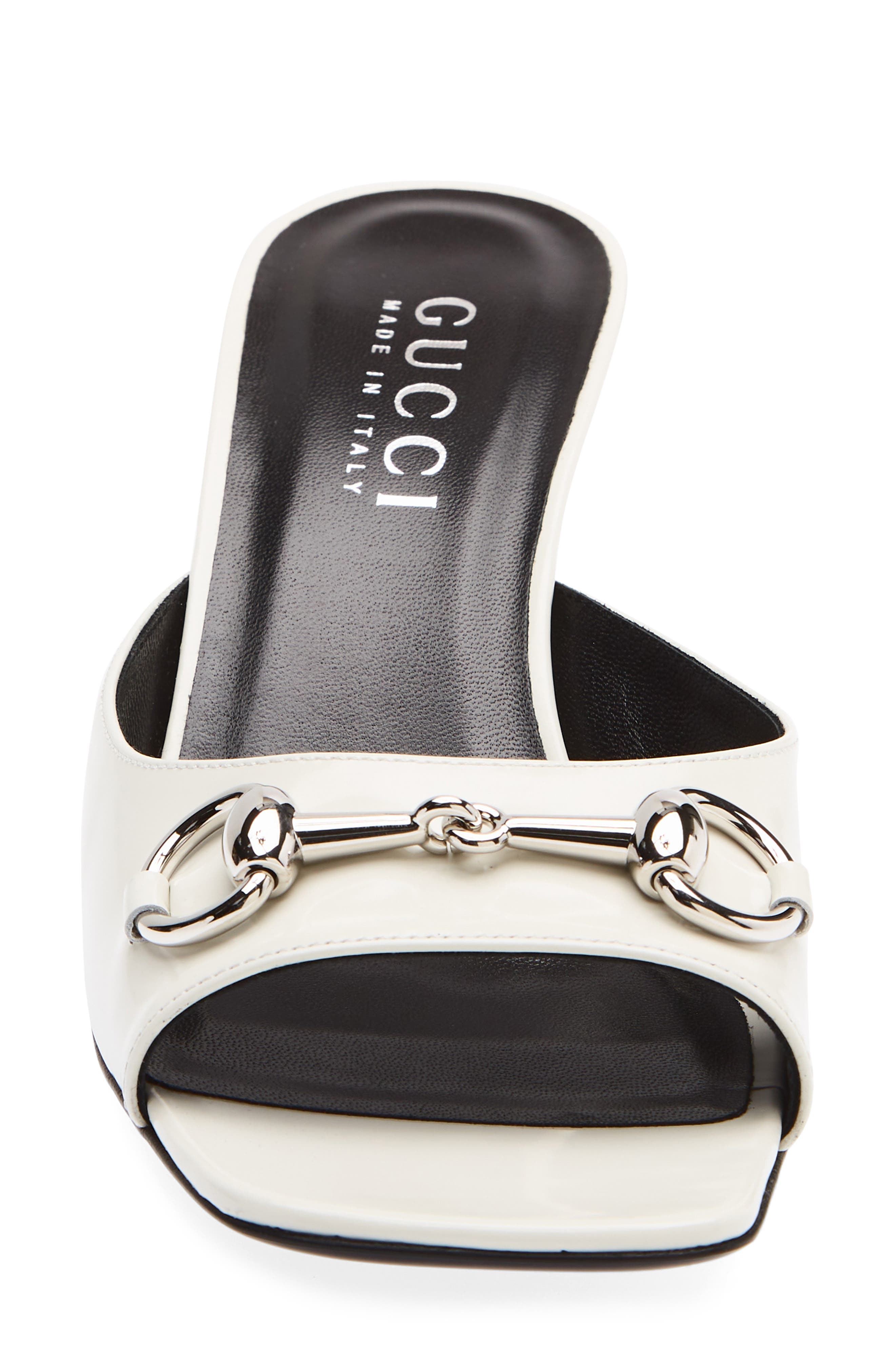 Signora Horsebit Slide Sandal, Alternate, color, 9214 IVORY