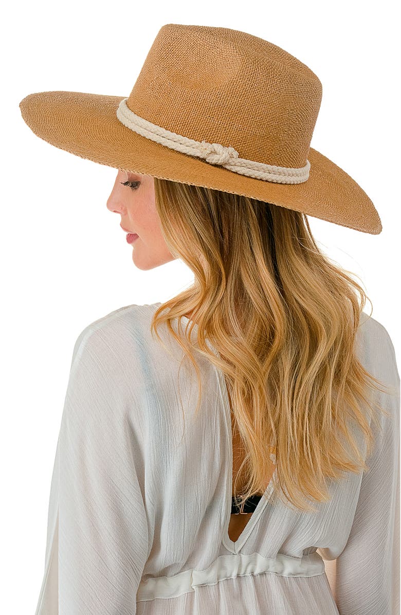 MARCUS ADLER Straw Panama Hat, Alternate, color, 