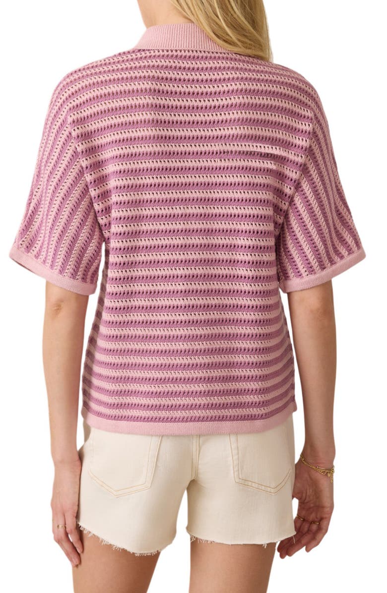 Faherty Seacoast Open Stitch Cotton Shirt, Alternate, color, 