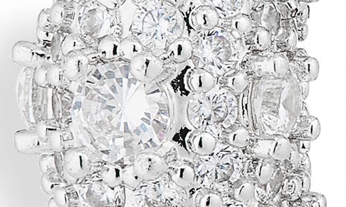 Cara Small Chunky Hoop Earrings In Silver